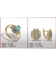 Гарнитур 1361к, 1118с