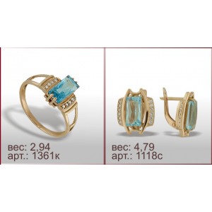 Гарнитур 1361к, 1118с