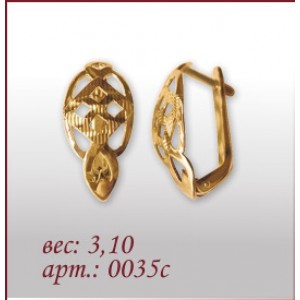 Серьги 0035с