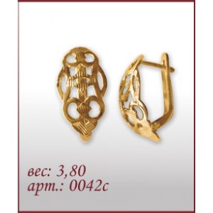 Серьги 0042с