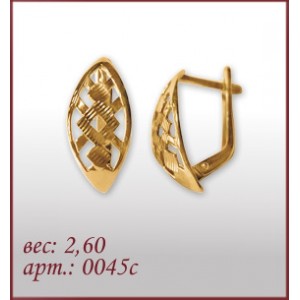 Серьги 0045с