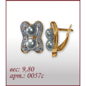Серьги 0057с