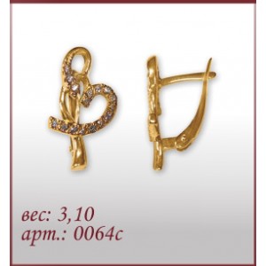 Серьги 0064с