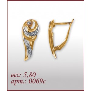 Серьги 0068с