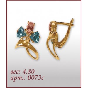 Серьги 0073с