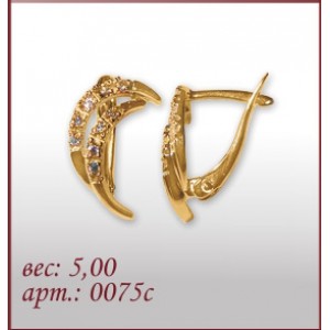 Серьги 0075с