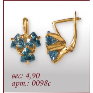 Серьги 0098с