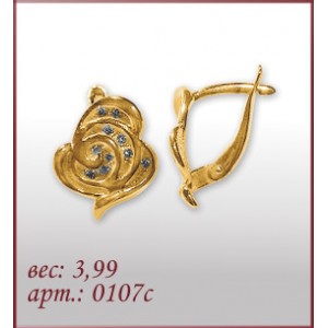 Серьги 0107с