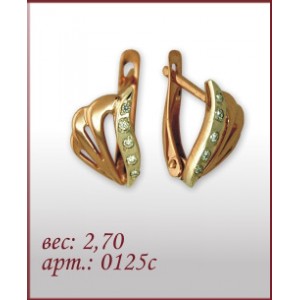 Серьги 0125с