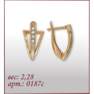 Серьги 0187с