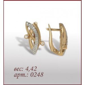 Серьги 0248с