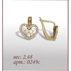Серьги 0249с