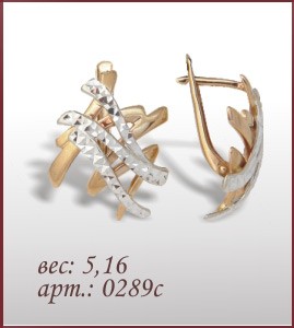 Серьги 0289с