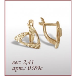 Серьги 0389с