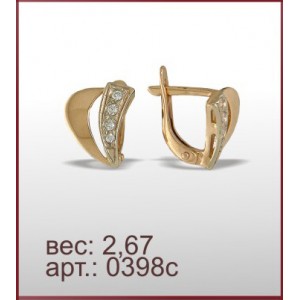 Серьги 0398с