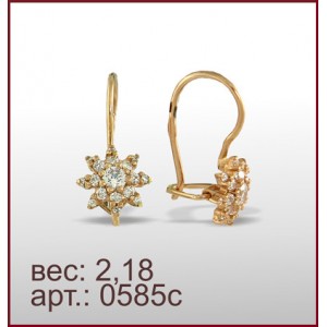 Серьги 0585с