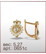 Серьги 0651с