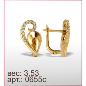 Серьги 0655с