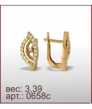 Серьги 0658с