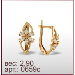 Серьги 0659с