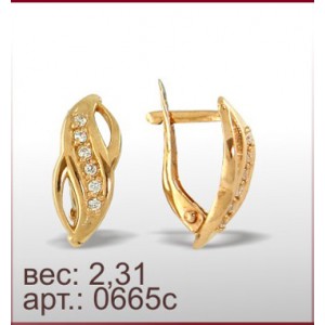 Серьги 0665с