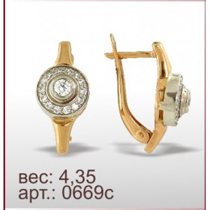 Серьги 0669с