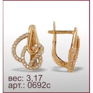 Серьги 0692с