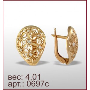 Серьги 0697с