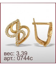 Серьги 0744с