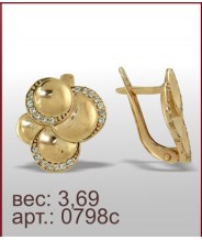Серьги 0798с Серьги 0798с
