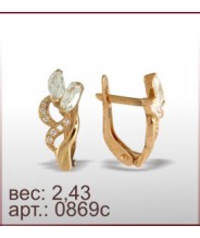 Серьги 0869с Серьги 0869с