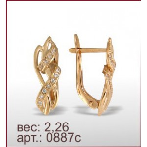 Серьги 0887с
