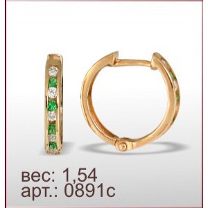 Серьги 0891с