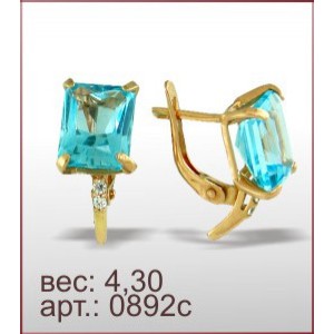 Серьги 0892с
