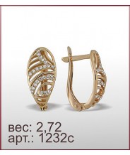 Серьги 1232с Серьги 1232с