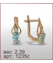 Серьги 1235с Серьги 1235с