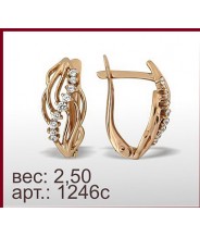 Серьги 1246с Серьги 1246с