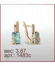 Серьги 1483с Серьги 1483с