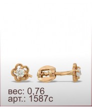 Серьги 1587с