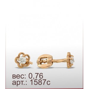 Серьги 1587с