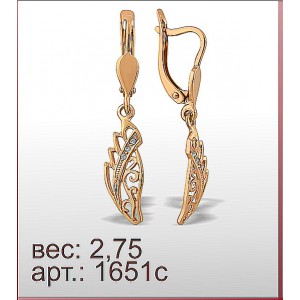 Серьги 1651с