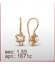 Серьги 1671с