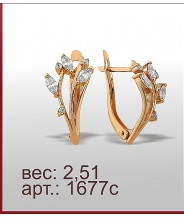 Серьги 1677с