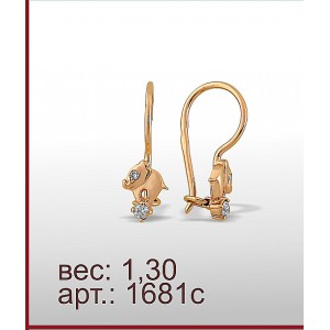 Серьги 1681с
