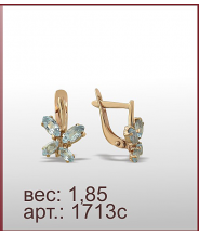 Серьги 1713с Серьги 1713с