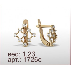 Серьги 1726с