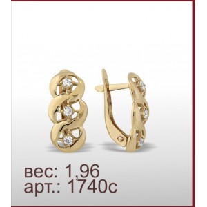 Серьги 1740с