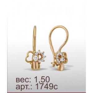 Серьги 1749с