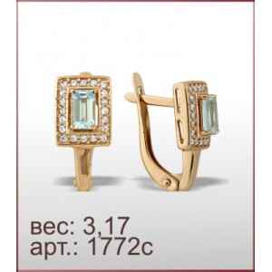 Серьги 1772с