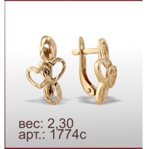 Серьги 1774с